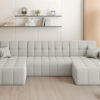 Ecksofa Nimes in U-Form, stoff Portland