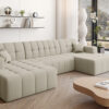 Ecksofa Nimes in U-Form, stoff Portland
