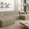 Ecksofa Nimes in U-Form, stoff Portland