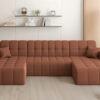 Ecksofa Nimes in U-Form, stoff Portland