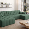 Ecksofa Nimes in U-Form, stoff Portland