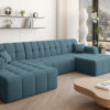 Ecksofa Nimes in U-Form, stoff Portland