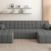 Ecksofa Nimes in U-Form, stoff Portland