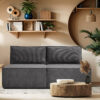 Sofa, Schlafsofa mit Bettzeugfach COMPI