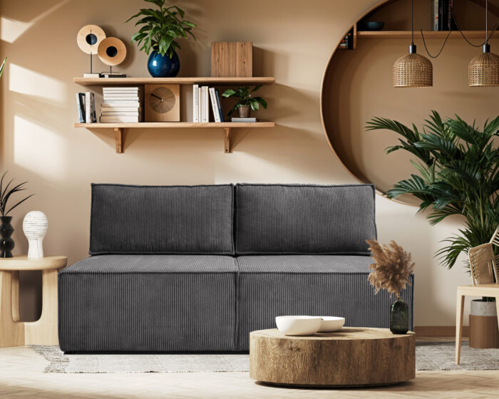Sofa, Schlafsofa mit Bettzeugfach COMPI