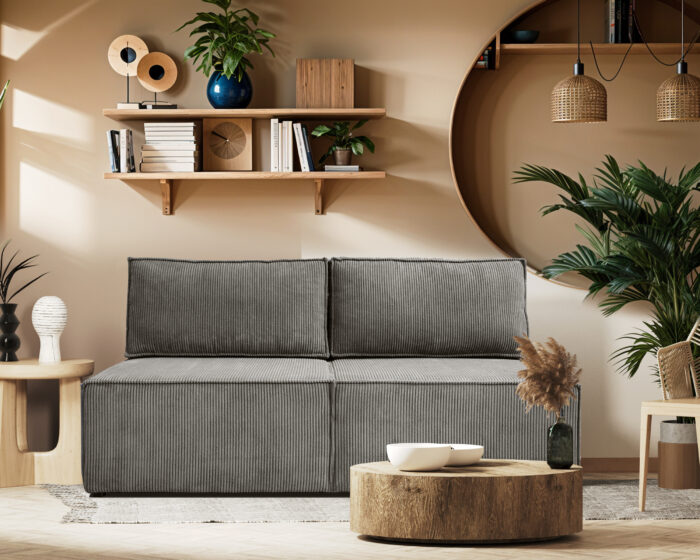 Sofa, Schlafsofa mit Bettzeugfach COMPI