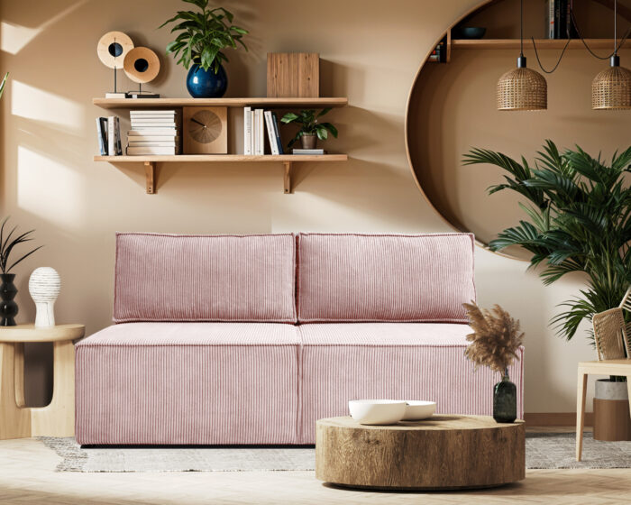 Sofa, Schlafsofa mit Bettzeugfach COMPI