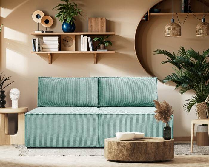 Sofa, Schlafsofa mit Bettzeugfach COMPI