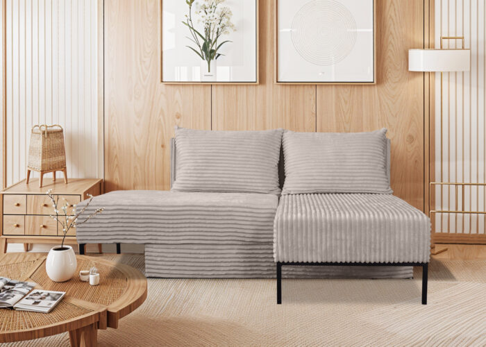 Ecksofa mit schlaffunktion, Sofa, Betten, Liegestuhl, MOOKA 4in1-Multifunktions-System, stoff Velo