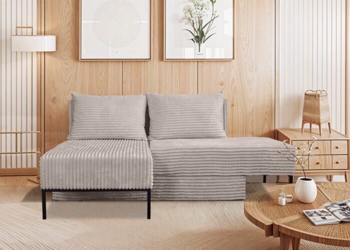 Ecksofa mit schlaffunktion, Sofa, Betten, Liegestuhl, MOOKA 4in1-Multifunktions-System, stoff Velo