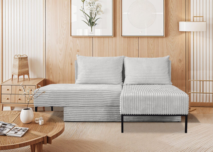 Ecksofa mit schlaffunktion, Sofa, Betten, Liegestuhl, MOOKA 4in1-Multifunktions-System, stoff Velo