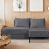 Ecksofa mit schlaffunktion, Sofa, Betten, Liegestuhl, MOOKA 4in1-Multifunktions-System, stoff Velo