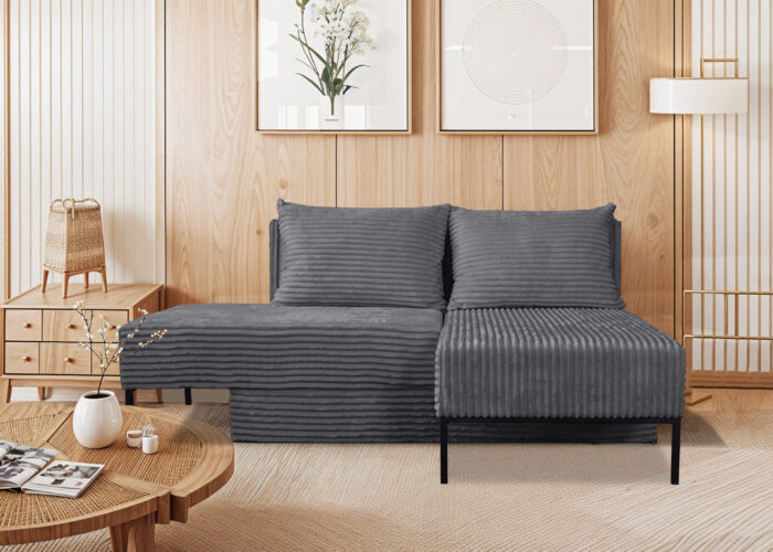 Ecksofa mit schlaffunktion, Sofa, Betten, Liegestuhl, MOOKA 4in1-Multifunktions-System, stoff Velo