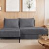 Ecksofa mit schlaffunktion, Sofa, Betten, Liegestuhl, MOOKA 4in1-Multifunktions-System, stoff Velo