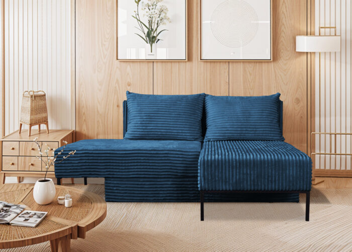 Ecksofa mit schlaffunktion, Sofa, Betten, Liegestuhl, MOOKA 4in1-Multifunktions-System, stoff Velo