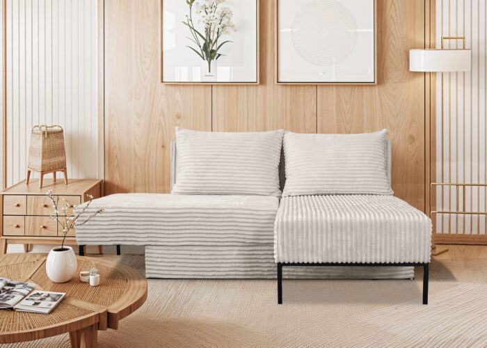 Ecksofa mit schlaffunktion, Sofa, Betten, Liegestuhl, MOOKA 4in1-Multifunktions-System, stoff Velo