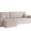Ecksofa mit schlaffunktion und bettkasten, Ecksofa L-Form, Eckcouch L-Form BEST stoff NEVE vielen Farben