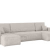 Ecksofa mit schlaffunktion und bettkasten, Sofa U-form, Couch U-form BEST Dicker Cord
