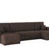 Ecksofa mit schlaffunktion und bettkasten, Sofa U-form, Couch U-form BEST Dicker Cord