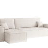 Ecksofa mit schlaffunktion und bettkasten, Ecksofa L-Form, Eckcouch L-Form BEST stoff NEVE vielen Farben