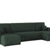 Ecksofa mit schlaffunktion und bettkasten, Sofa U-form, Couch U-form BEST Dicker Cord
