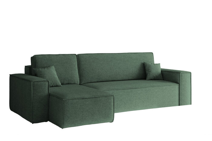 Ecksofa mit schlaffunktion und bettkasten, Ecksofa L-Form, Eckcouch L-Form BEST stoff NEVE vielen Farben