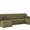 Ecksofa mit schlaffunktion und bettkasten, Sofa U-form, Couch U-form BEST Dicker Cord
