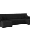 Ecksofa mit schlaffunktion und bettkasten, Sofa U-form, Couch U-form BEST Dicker Cord