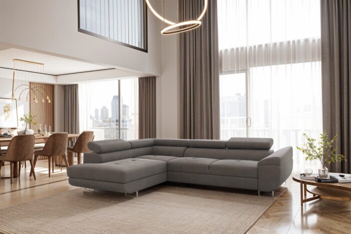 Ecksofa FALIO L mit Schlaffunktion im modernen Stil für das Wohn- und Schlafzimmer