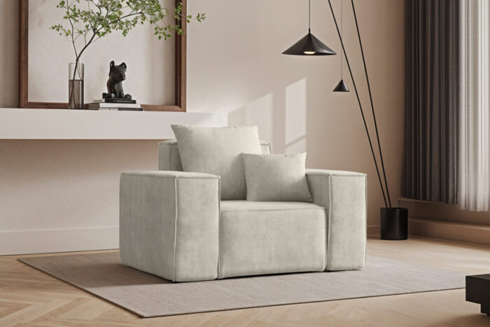 Sessel 1 sitzer ELLA Modern Noel stoff