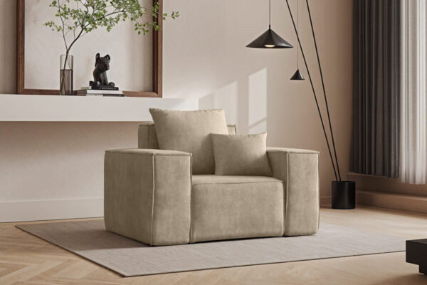 Sessel 1 sitzer ELLA Modern Noel stoff