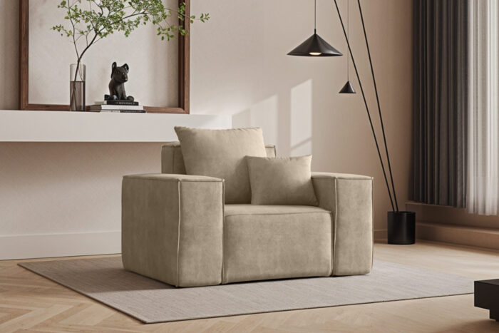 Sessel 1 sitzer ELLA Modern Noel stoff