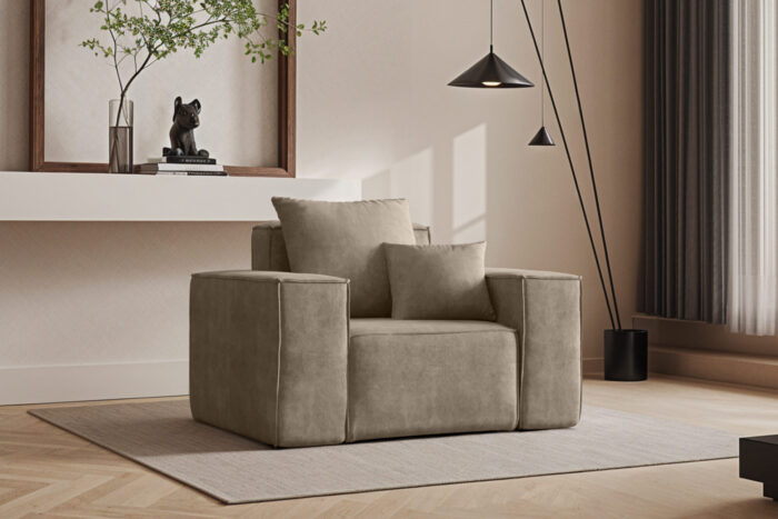 Sessel 1 sitzer ELLA Modern Noel stoff