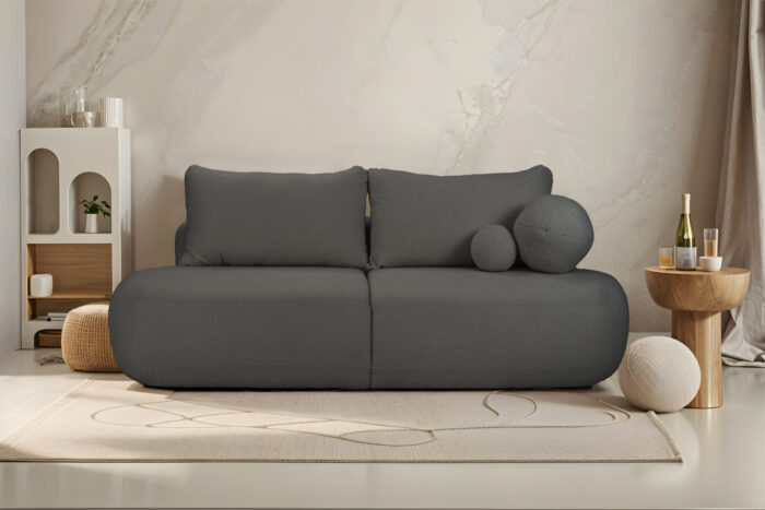 Schlafsofa mit Bettkasten Fabo, Stoff Quelle