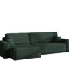 Ecksofa mit schlaffunktion und bettkasten, Eckcouch BEST XL stoff Poso Dicker Cord