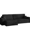 Ecksofa mit schlaffunktion und bettkasten, Eckcouch BEST XL stoff Poso Dicker Cord