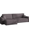 Ecksofa mit schlaffunktion und bettkasten, Eckcouch BEST XL stoff Poso Dicker Cord