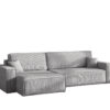 Ecksofa mit schlaffunktion und bettkasten, Eckcouch BEST XL stoff Poso Dicker Cord