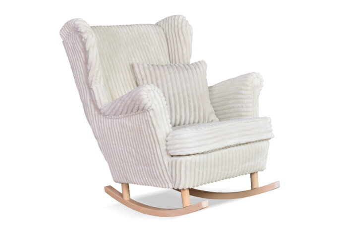 Rene Schaukelsessel skandinavischer Stoff Estella