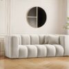 Couch, Sofa, Zweisitzer-Sofa Grand Modular Stoff Salvador