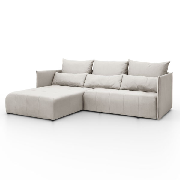 Ecksofa, Sofa L form, Couch L form Hannover L stoff Castel – Bild 2