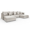 Ecksofa, Sofa U form, Couch U form Hannover U stoff Castel