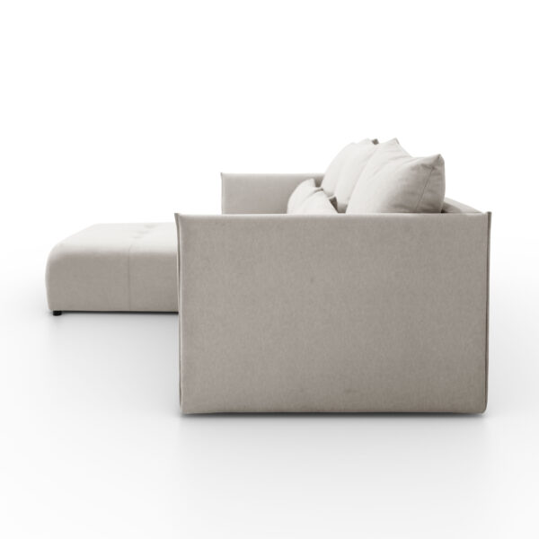 Ecksofa, Sofa L form, Couch L form Hannover L stoff Castel – Bild 7