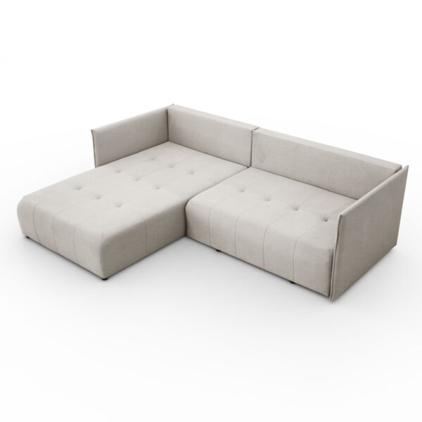 Ecksofa, Sofa L form, Couch L form Hannover L stoff Castel – Bild 3