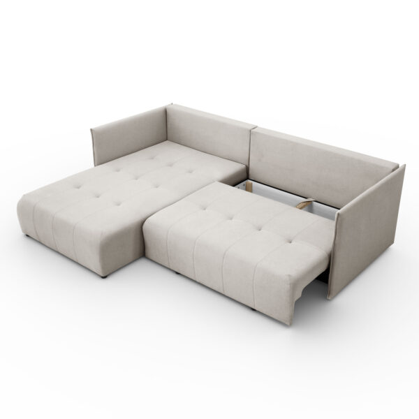 Ecksofa, Sofa L form, Couch L form Hannover L stoff Castel – Bild 5