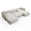 Ecksofa, Sofa U form, Couch U form Hannover U stoff Castel