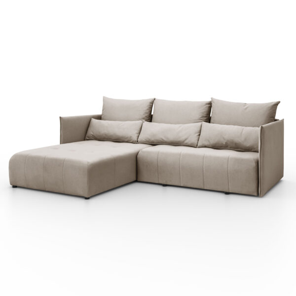 Ecksofa, Sofa L form, Couch L form Hannover L stoff Castel – Bild 9