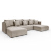 Ecksofa, Sofa U form, Couch U form Hannover U stoff Castel