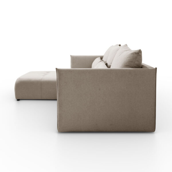 Ecksofa, Sofa L form, Couch L form Hannover L stoff Castel – Bild 14