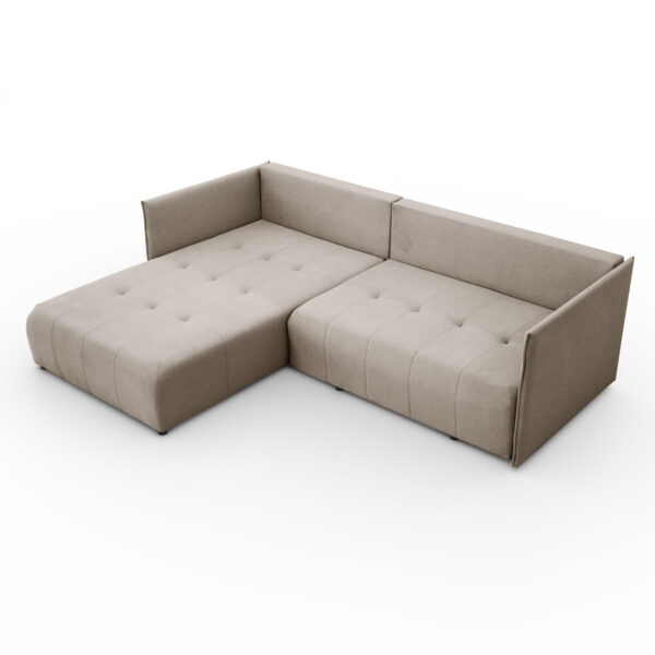 Ecksofa, Sofa L form, Couch L form Hannover L stoff Castel – Bild 10